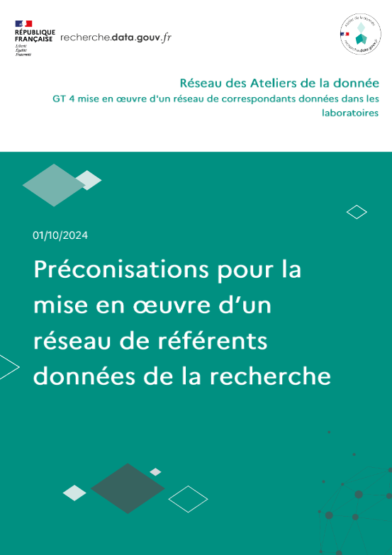 Mettre en place un réseau de référents données ? Suivez le guide ! Le GT4 du réseau des ateliers de la donnée de <a href="/recherchedatagv/">Recherche Data Gouv</a> vient de publier son dernier livrable ➡️recherche.data.gouv.fr/fr/actualite/m… #scienceouverte #données