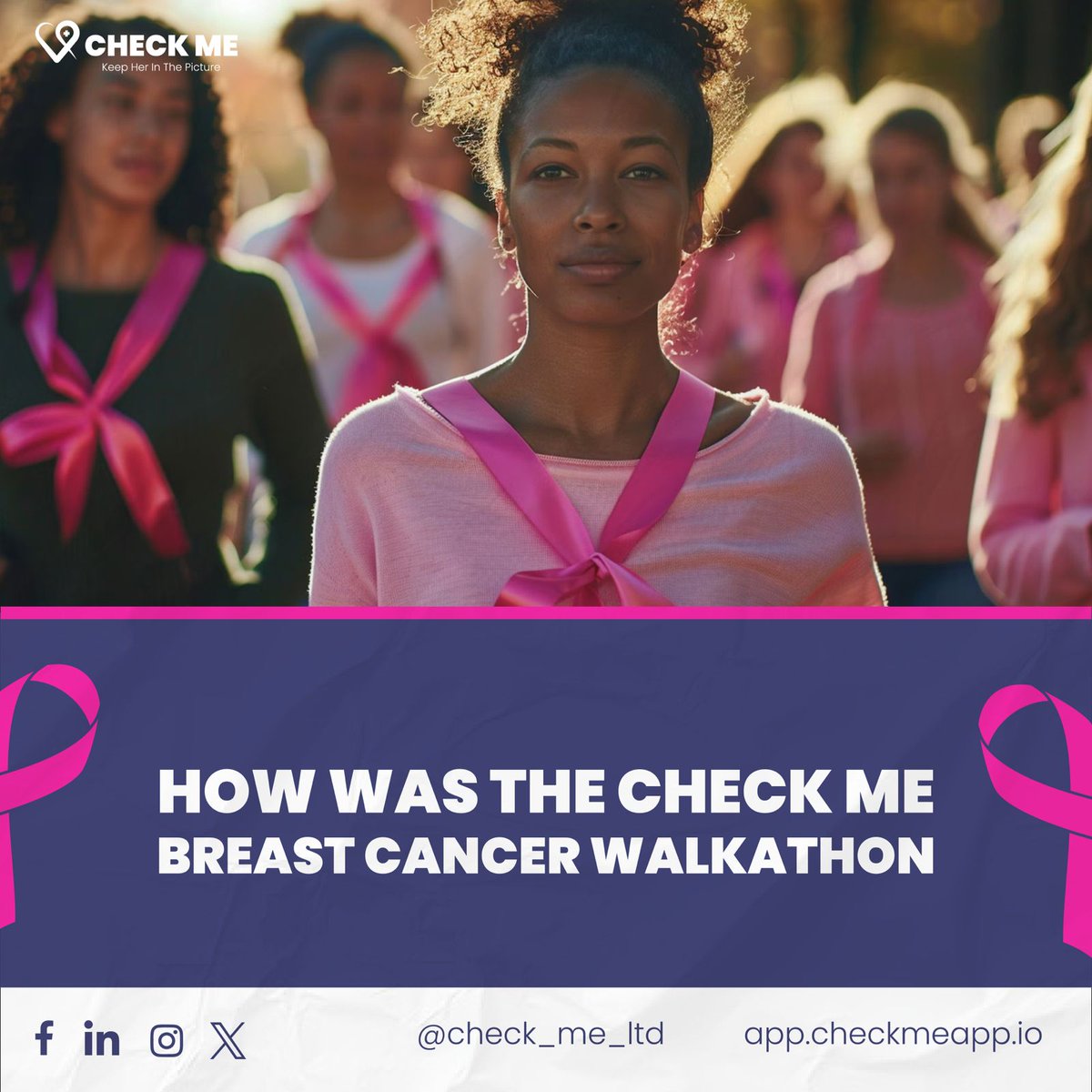 Our heartfelt thanks to everyone who came out and supported our breast cancer awareness campaign in Buea.

We’d love to hear from you—how did the onsite campaign go for you? 
 
forms.gle/xtHL4UgbLU6S21…

#CheckMeBC #BreastCancerAwareness #ThankYouBuea #EarlyDetectionMatters