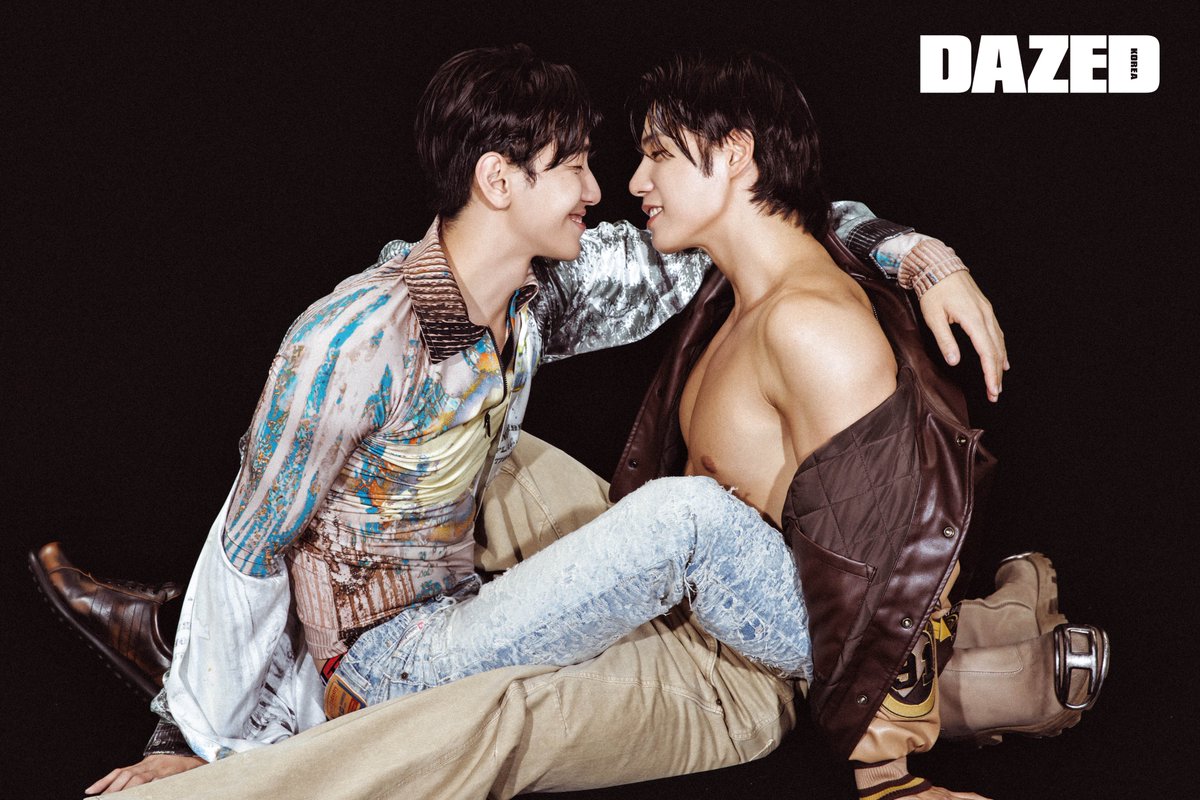 PopBase's tweet image. Nam Yoonsu, Na Hyunwoo and Ji Hoeun from the series ‘Love In The Big City’ stun for Dazed Korea.