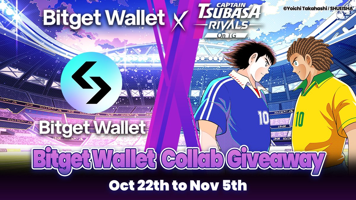 Excited to announce our collaboration with <a href="/BitgetWallet/">Bitget Wallet 🩵</a> 🎉
Special in-game tasks are live now!💪

💥 15M BALL for Wallet Connection
⚡️ Special Card Level Up
🔗 Bitget Wallet Social tasks

Stay tuned for what’s next with Bitget...👀
JOIN NOW!⚽️
t.me/TsubasaRivalsB…