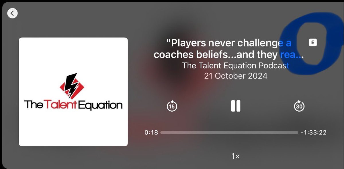 Proof that <a href="/stu_arm/">The Talent Equation ⚽️🏀🏈⚾️🎾🏐🏉🏑🏏🏌️‍♂️⛷️</a> is Infact ecologically dynamic. Dropping more E’s than a 90s raver. Another great pod episode.