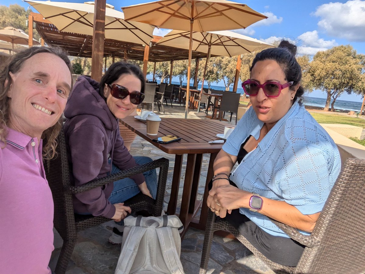 Coffee break at the YPI Crete conference