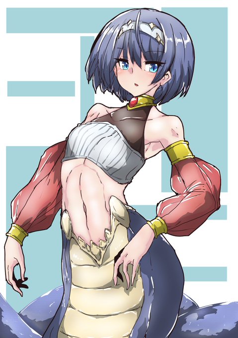 今日の日課はモン娘化ラミアすずきつづみさんです 