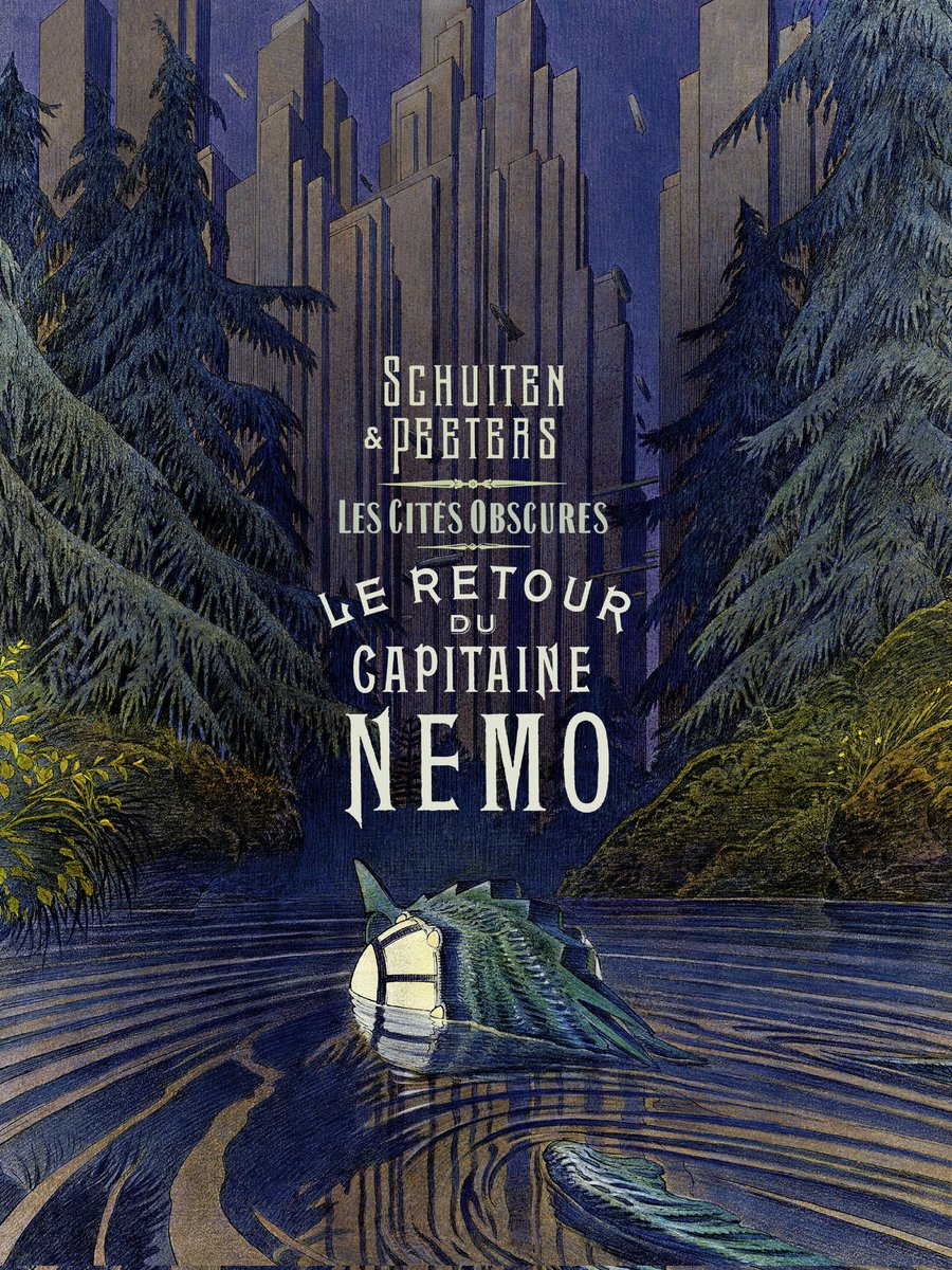 mortimer_blake's tweet photo. Nauti poulpe créature hybride imaginée par #FrançoisSchuiten dans Le Retour du Capitaine Némo texte de @Benoitpeeters
Fin 2024 , la Galerie #Champaka accueillera l’ensemble des originaux de ce livre hommage à #julesverne
C est Atlantic 12 qui produira la statuette en bronze https://t.co/BqDovEY3Il