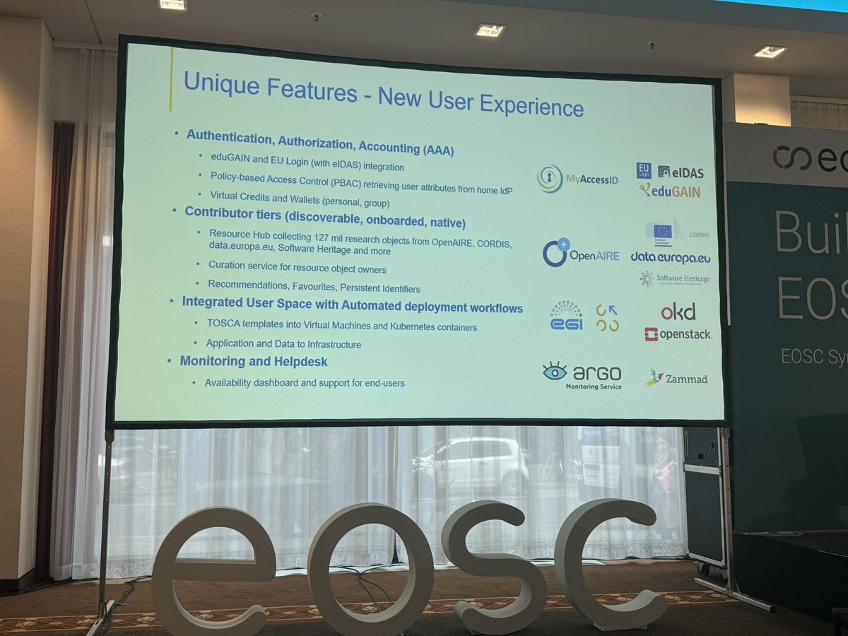 nataliamanola's tweet image. Now in #EOSCSymposium2024 for the launch of #EOSCEUNode. Proud for @OpenAIRE_eu to be part of this. A big thanks to @athenaRICinfo and @pcss_psnc for their lead.