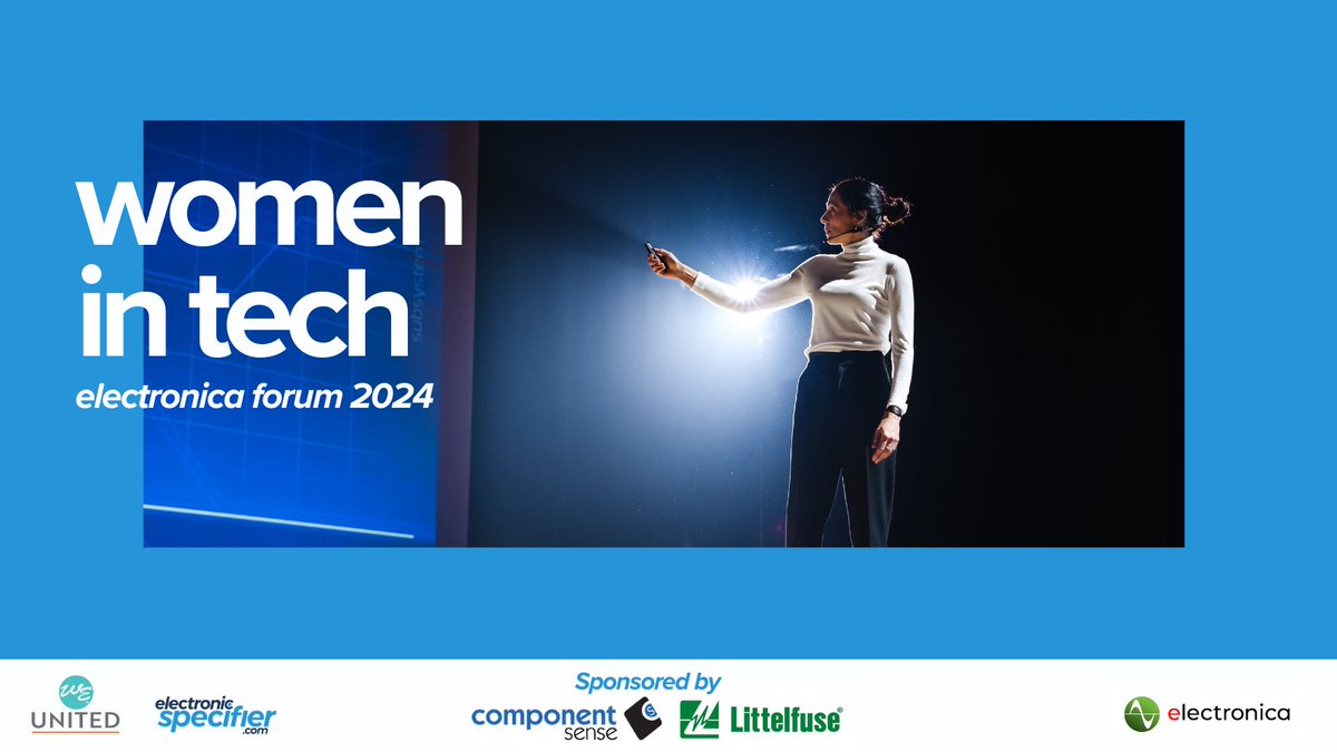 electronicspec's tweet image. Have you registered for our women in tech forum with women in electronics at electronica 2024?

Register now 👉 bit.ly/4dzWzcq 

#WomenInTech #ElectronicsIndustry #ProfessionalGrowth