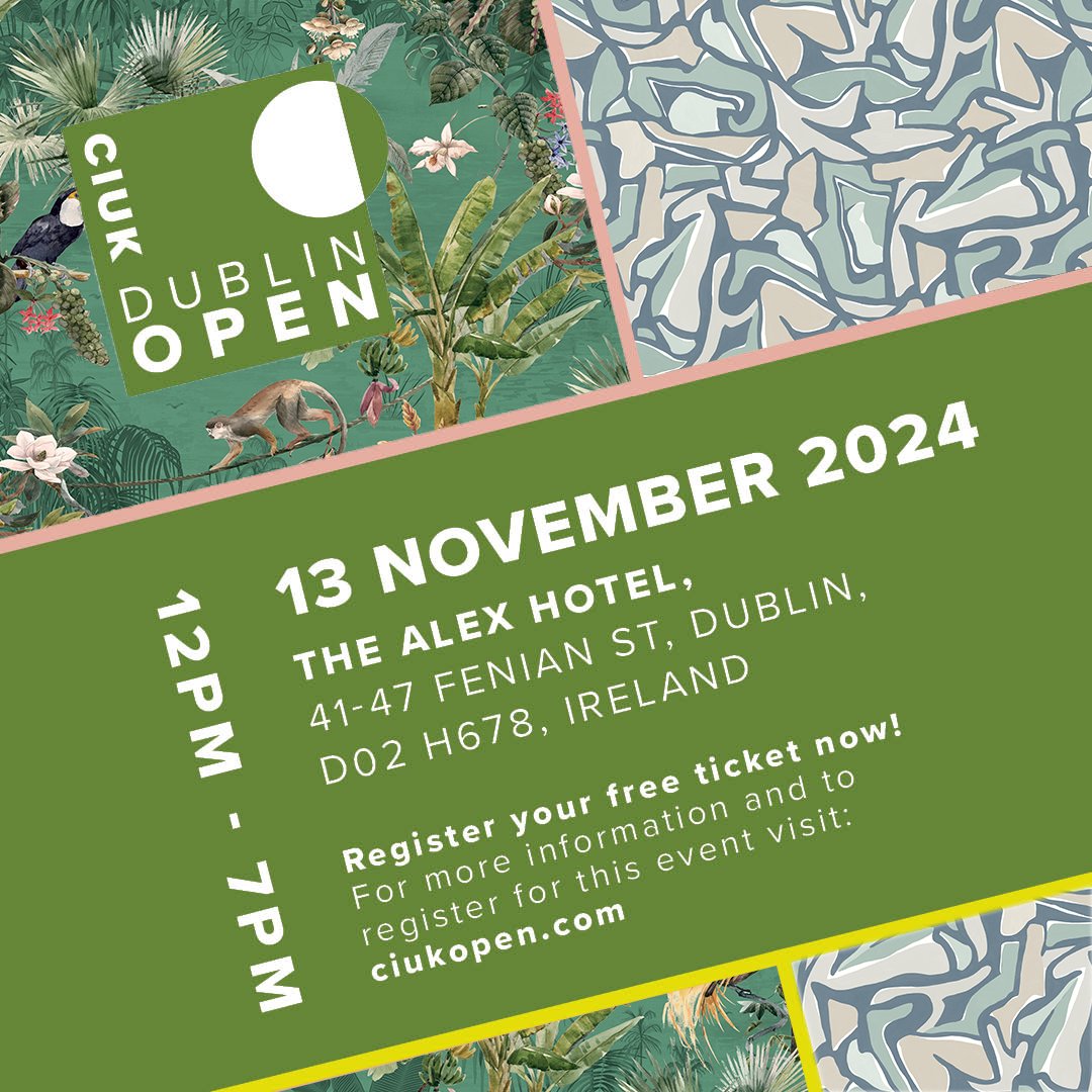 Join Muraspec at the 7th Dublin OPEN! 🚀 Meet key account managers Ceri Graham &amp; Susan Kelly, and see our latest designs to elevate your next project! 🎨
📅 13 Nov 2024
📍 The Alex Hotel, Dublin
🎟️ Register now: ow.ly/8RVE50TPWru

#DublinOPEN #Muraspec