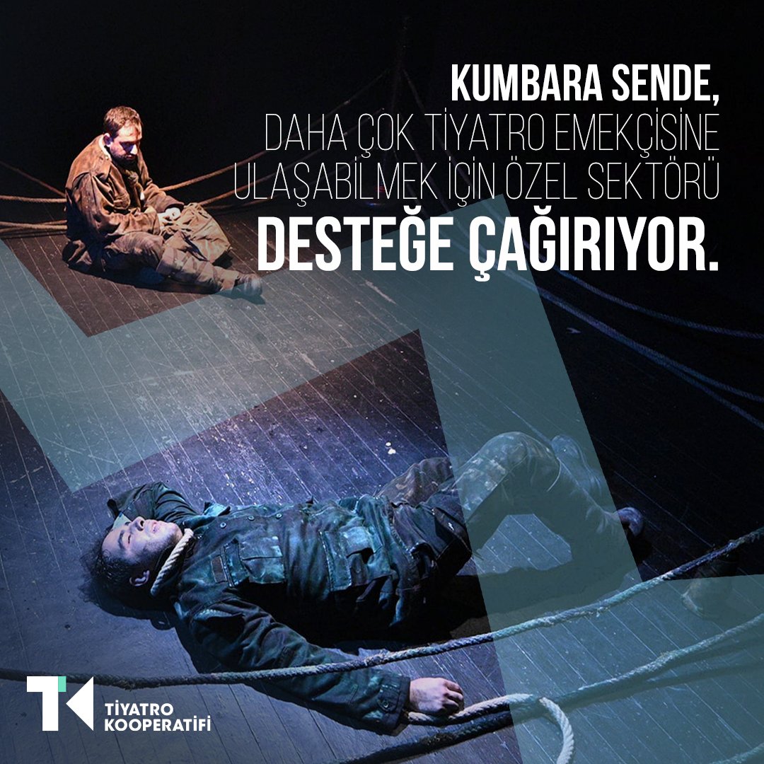 Özel tiyatroların ayakta kalma mücadelelerine sürdürülebilir bir katkı sağlamak amacıyla başlattığımız “Kumbara Sende Tiyatro Destek Programı” kooperatife dahil tiyatrolar ve 6 Şubat depreminden etkilenen illerdeki kooperatiflerin ortağı olan özel tiyatroları destekliyor.