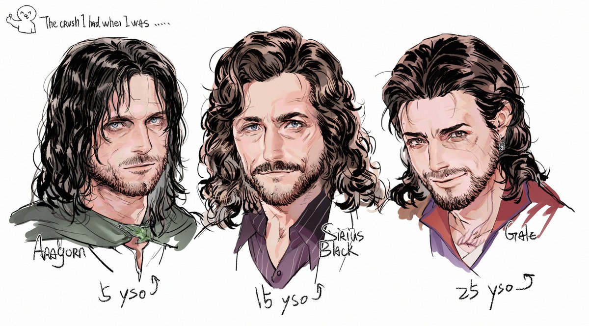 My taste is the same as always...
#Aragorn #SiriusBlack #GaleDekarios