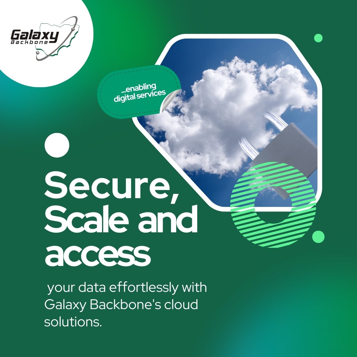 Galaxybackbone's tweet image. Secure, Scale &amp;amp; Access!

#cybersecurityawareness 
#secureyourdata 
#enablingdigitalservices 
#digitaltransformation 
#ThinkGBB