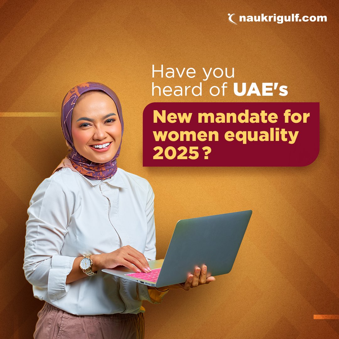 Naukrigulf's tweet photo. What are your thoughts on this initiative? Do you think it will inspire more companies to prioritise diversity?

#naukrigulf #gulf #uae #jobs #work #equality #genderequality https://t.co/7kWPU7TQcz