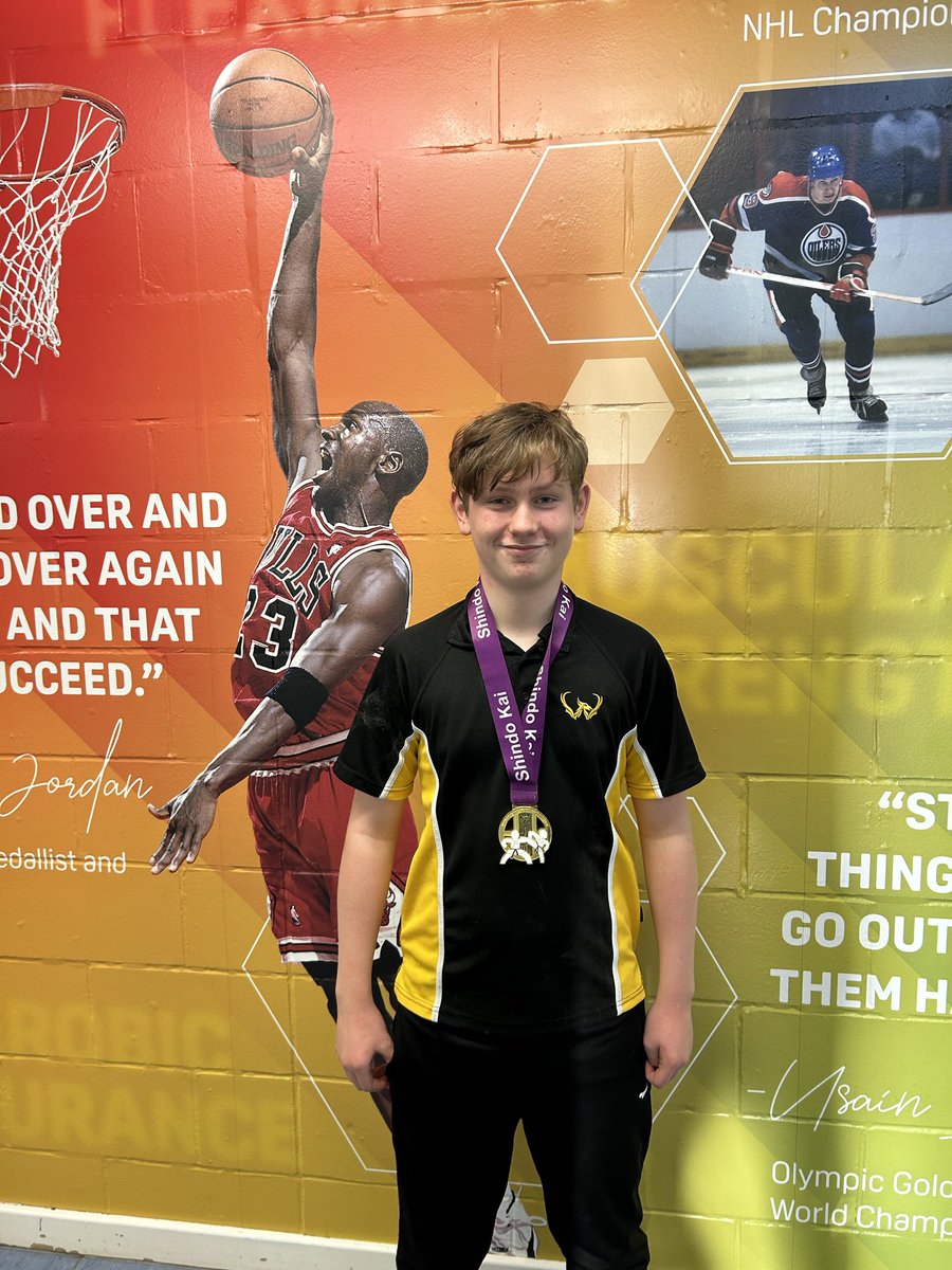 WingfieldAcadPE's tweet image. Congratulations to Lennon in y9 for winning a gold medal in his Shindo-Kai tournament at the weekend, and also being asked to represent GB in his age group, amazing! Keep up the hard work 🥇💪👏🏻👏🏻👏🏻