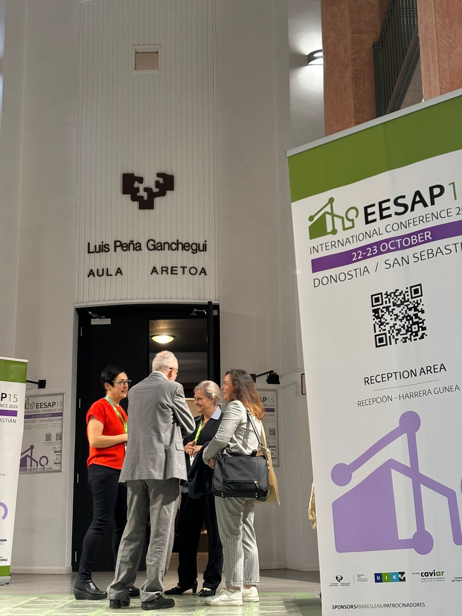 uik_eus's tweet photo. Arranca la 15ª edición del Congreso Europeo sobre Eficiencia Energética y Sostenibilidad en Arquitectura y Urbanismo  con la presentación inaugural de Miguel Ángel Gargallo Fernández director de Planificación Territorial y Agenda Urbana del Gobierno Vasco.

ℹ️ https://t.co/5VgDCvIHrq

🤝 @eesap @Gob_eus @caviarehu @upvehu @BuildinnCluster @Baskegur @COAVNavarra #ASCONGI @viudadesainz

#EESAP15 #UIK #DSF #Sostenibilidad #Arquitectura #Urbanismo