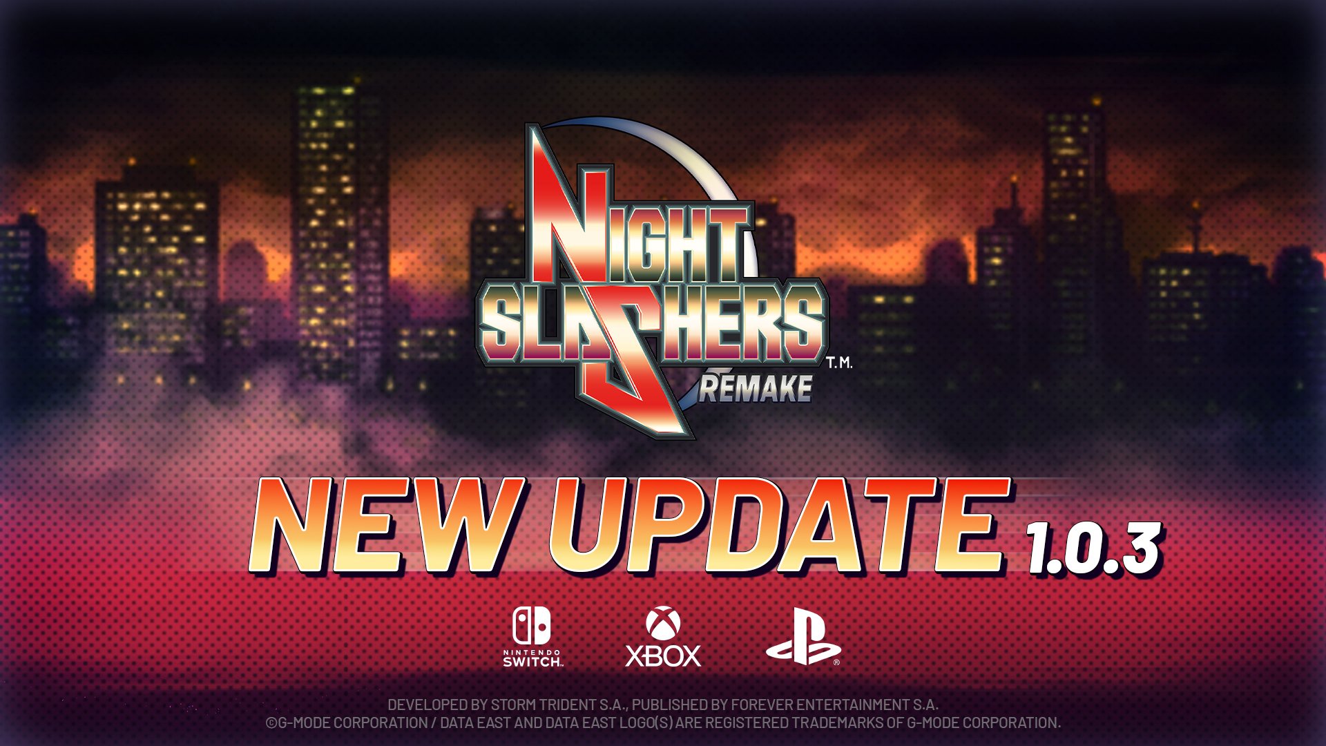 Night Slashers Play Arcade Night Slashers (Korea Rev 1.3, DE 0397 0