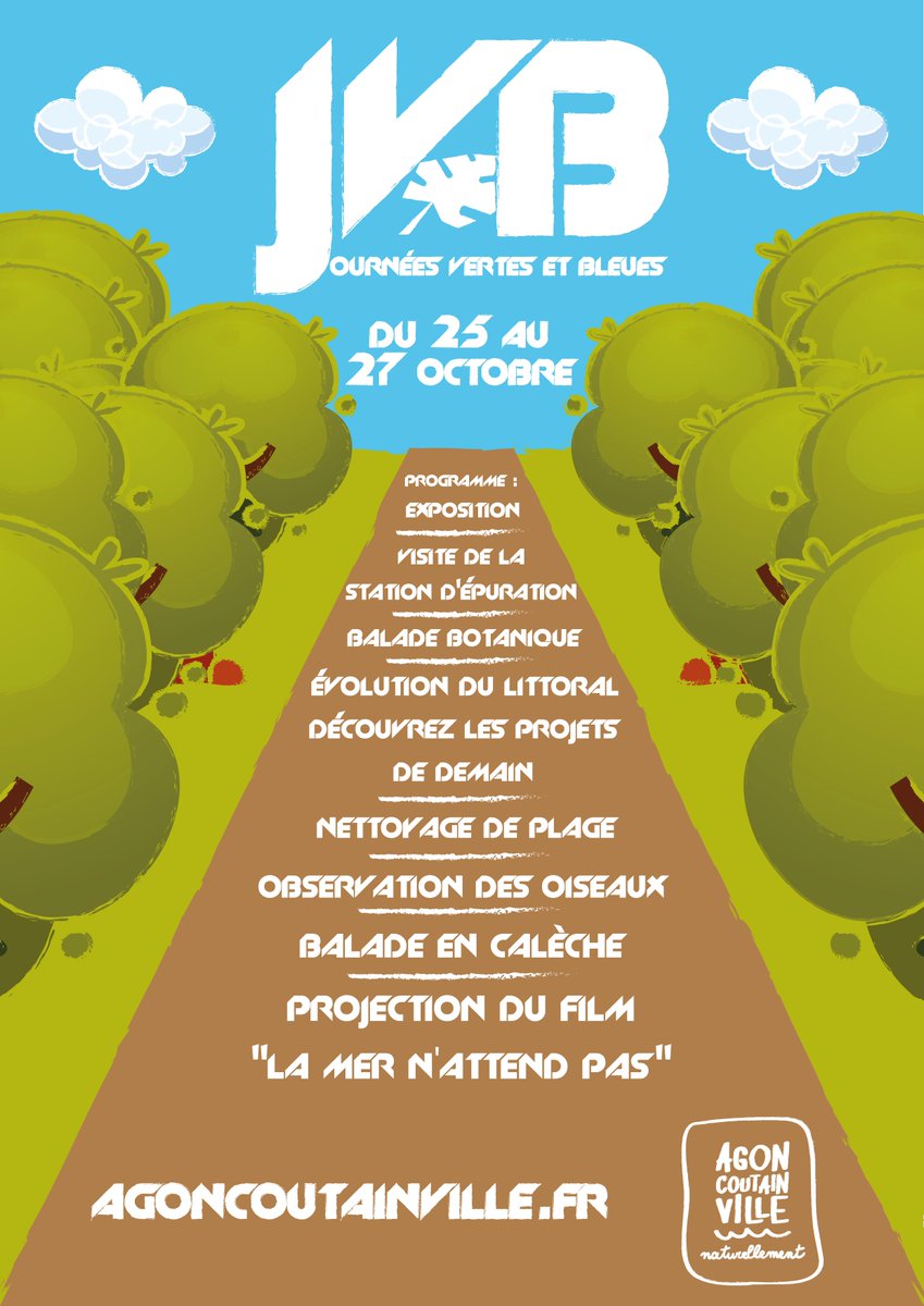 🌍[JOURNÉES VERTES ET BLEUES]🌍

📞 Informations et réservations sur agoncoutainville.fr ou au 02 33 19 08 10 

Le programme 👇👇👇agoncoutainville.fr/agenda/journee…