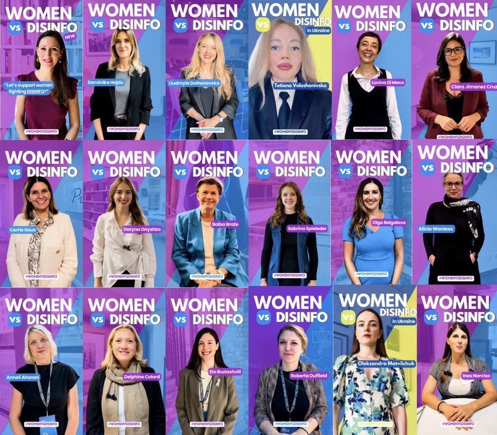 Proud to launch our new project - Women VS Disinfo featuring incredible women engaged in countering information threats &amp; defending facts.

First episodes out this week &amp; many more to come. Women are targeted by gender-based campaigns but they part of the solution too.