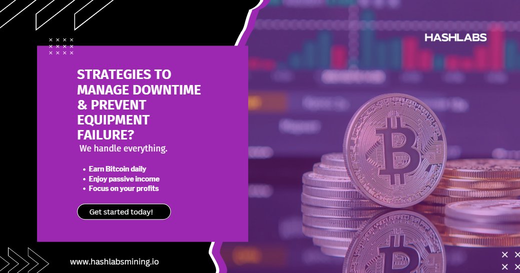 hashlabsmining's tweet photo. 🔧 How to manage downtime & prevent equipment failure in #CryptoMining:
✅ Regular maintenance
🔋 Reliable power sources
🔄 Spare parts on hand
📊 Use monitoring software to catch issues early!
Stay ahead of the game.
Book a call with #Hashlabs to get started:
👉https://t.co/zRT1Gh0rO1
#BitcoinMining #TechTips