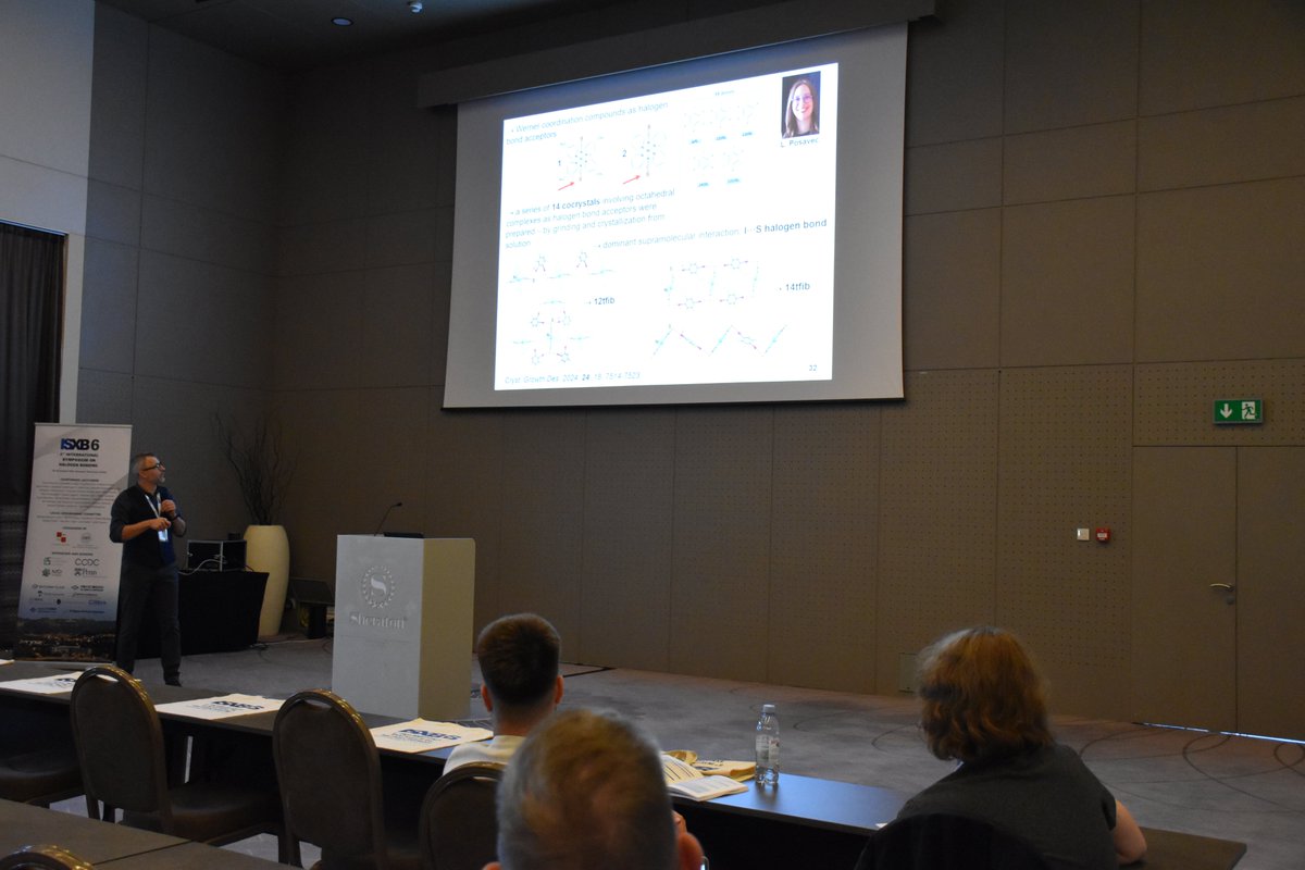 ISXB6 (@isxb6_2024) on Twitter photo 🎤🔥 What an amazing talk at #ISXB6. Huge thanks to <a href="/DominikCincic/">Dominik Cincic</a> for such an insightful and inspiring presentation on Halogen-bonded cocrystals. ☺️<a href="/lidija_posavec/">Lidija Posavec</a> 🎤🔥 What an amazing talk at #ISXB6. Huge thanks to <a href="/DominikCincic/">Dominik Cincic</a> for such an insightful and inspiring presentation on Halogen-bonded cocrystals. ☺️<a href="/lidija_posavec/">Lidija Posavec</a>
