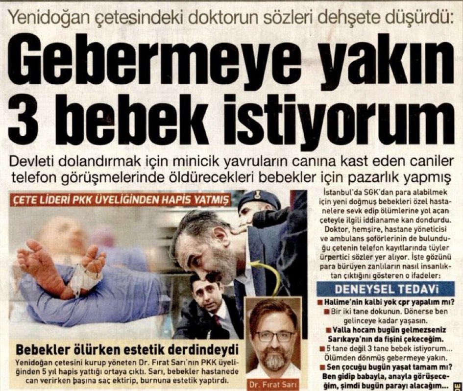 "Biriktikçe kan, gözyaşı ve ölüm
Çağlayan bir nehir gibi taşacak öfke.."
#bebekatilleri