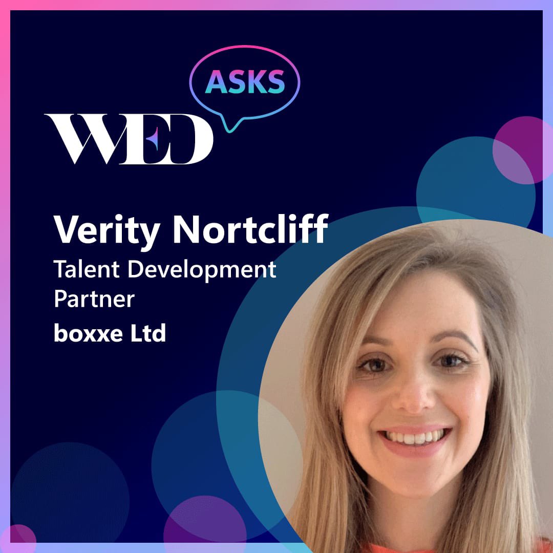 We’re excited to continue our #WEDAsks series with Verity Nortcliff, Learning and Development Partner at <a href="/boxxe_UK/">boxxe</a>! 

Verity’s journey from a Purchasing Assistant to Procurement Manager to now in Learning and Development showcases her dedication to growth and nurturing talent.