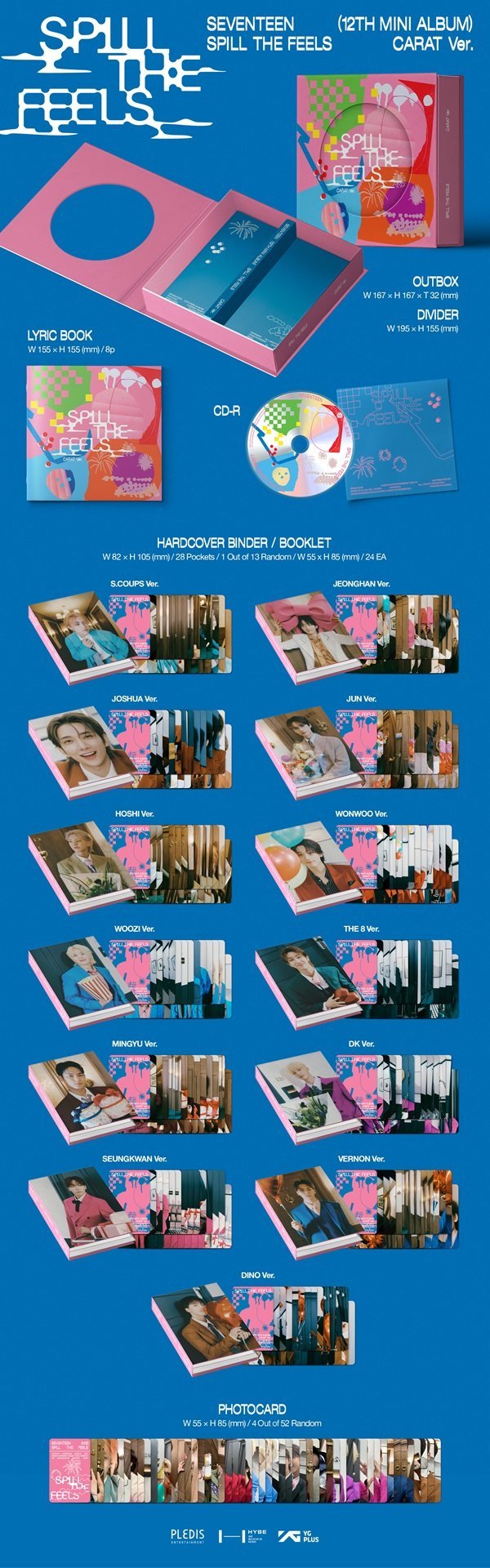 SEVENTEEN/SPILL THE FEELS: 12th Mini Album (CARAT Ver.)