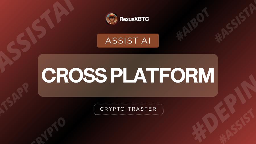 RexusXbtc's tweet photo. Exciting NEWS from @AssistAIETH 

#AssistAI is an innovative AI project that aims to simplify complex crypto transfer into an easy text message via WhatsApp. 

let's say X wants to send 0.23ETH to Y

You can drop a message saying 
<send 0.23ETH to Y> 
You are Done ✅ https://t.co/2ApX2JhKJB