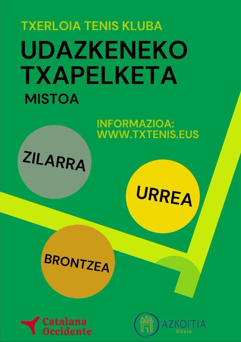 txtenis's tweet image. 🏆 |UDAZKENEKO TXAPELKETA|

informazioa: udazkenekotxapelketa.blogspot.com/?m=1

#TxTenis #Txerloia #CatalanaOccidente #Azkoitikoudala