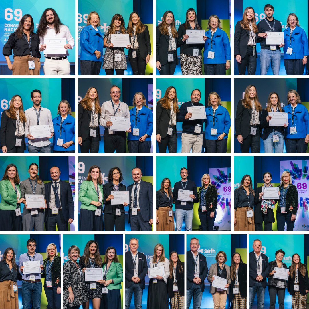 S.E.F.H (@sefh_) on Twitter photo Enhorabuena a todos los premiados en el 69 <a href="/sefhcongreso/">70 Congreso SEFH</a> 👏👏
El nivel científico de todos los trabajos era realmente elevado por lo que no fue sencillo elegir a los seleccionados ¡Gracias a todos! #sefh24
Más info: sefh.es/sefh-sala-pren… Enhorabuena a todos los premiados en el 69 <a href="/sefhcongreso/">70 Congreso SEFH</a> 👏👏
El nivel científico de todos los trabajos era realmente elevado por lo que no fue sencillo elegir a los seleccionados ¡Gracias a todos! #sefh24
Más info: sefh.es/sefh-sala-pren…