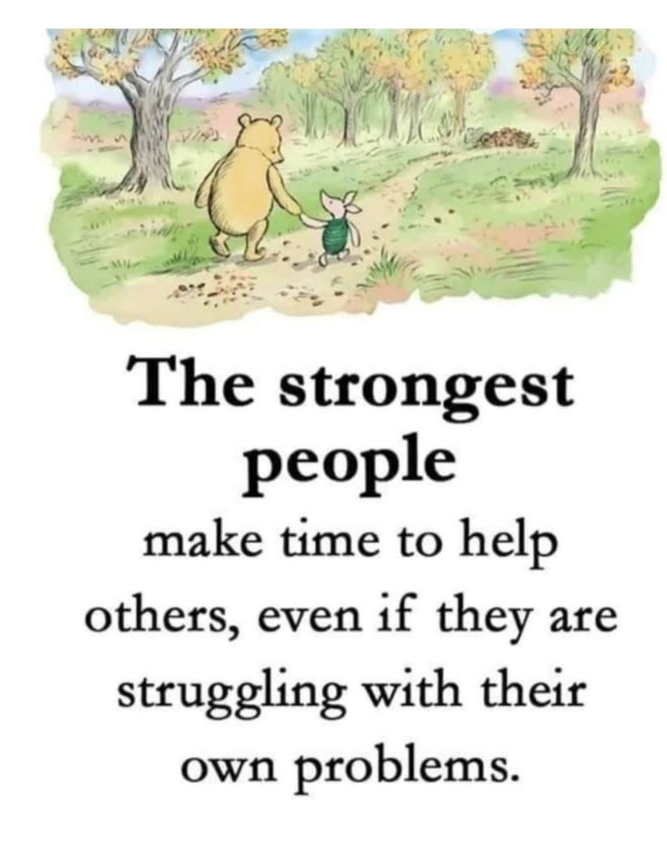 amirch_66's tweet photo. The Strongest People Make Time to Help Others, Even If They Are Struggling With Their Own Problem. https://t.co/SWZJQSvDwz