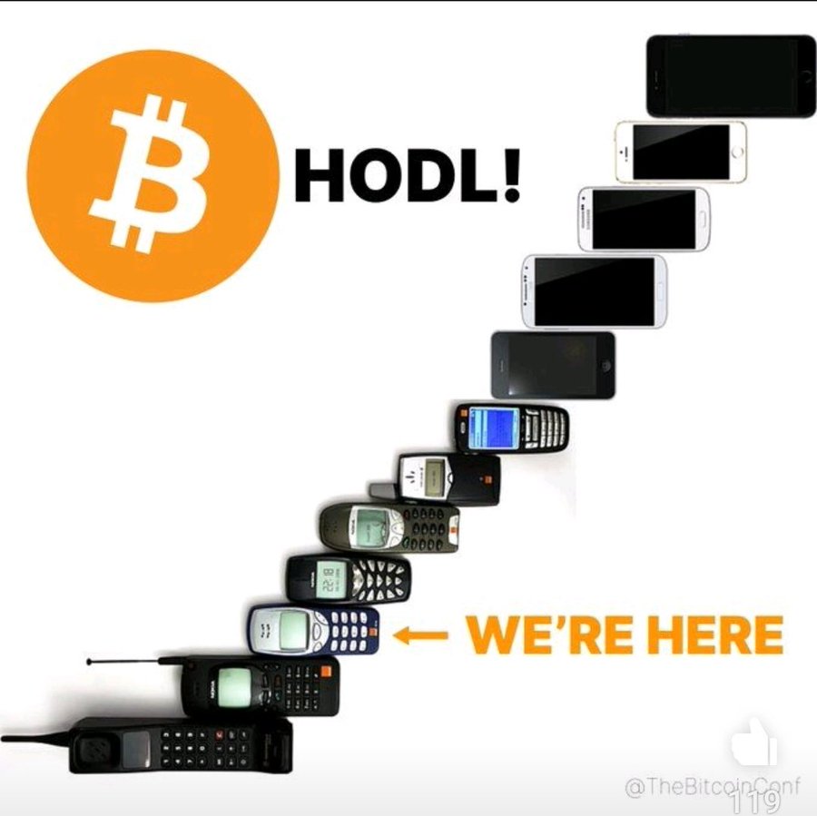 #Bitcoin will be used by everyone in the future, as mobile phones are used today. And guess what? You can buy it today and keep it as long as a Nokia 3210 and it will work and give you wealth forever!