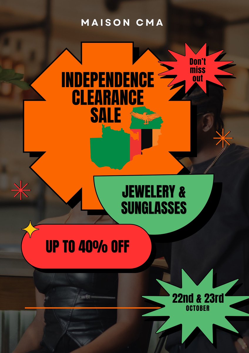 Don’t miss out on our massive independence sale, valid today and tomorrow 🤩✅