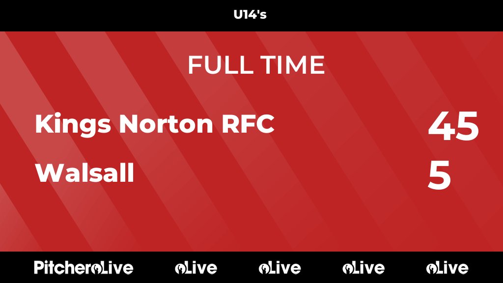 Kings Norton RFC (@kingsnortonrfc) on Twitter photo FULL TIME: Kings Norton RFC 45 - 5 Walsall
#KINWAL #Pitchero
pitchero.com/clubs/kingsnor… FULL TIME: Kings Norton RFC 45 - 5 Walsall
#KINWAL #Pitchero
pitchero.com/clubs/kingsnor…