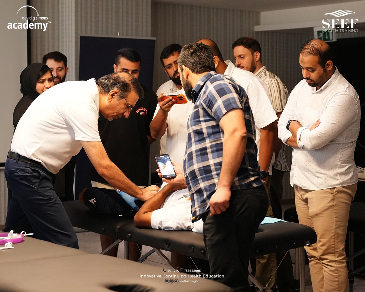 seeftrainingbh's tweet photo. Unlocking musculoskeletal pain relief through the precision of dry needling. This comprehensive course, led by Dr. Ghazi Sarhan, provided participants with advanced techniques and evidence-based practices.

https://t.co/axgmEsyyFz https://t.co/0QQEgvPghp