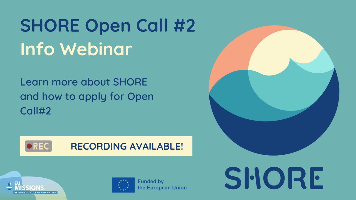 shore_community's tweet photo. Did you miss our #OpenCall webinar last week? 

Don't worry, the recording is now available on our YouTube channel 👉 https://t.co/AavK0wXUXf

Learn all about SHORE &amp; how to apply to our 2nd open call for schools!

#SHORECommunity #OceanLiteracy https://t.co/4jhn23N0Qe
