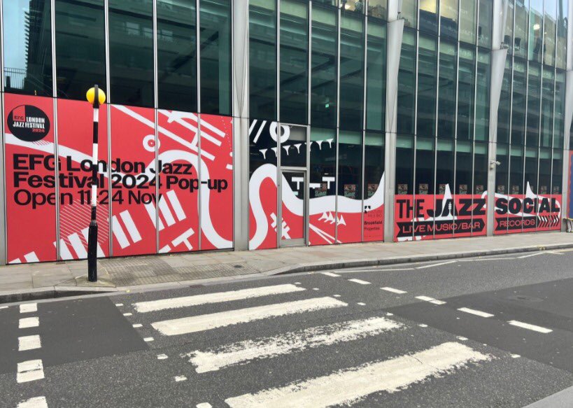 ChrisNewstead's tweet photo. Vinyls went up yesterday for our pop up bar/venue/cafe/record store: 

https://t.co/P4MzR3aTL4

11-24 November. It’s the official hang throughout the EFG London Jazz Festival and I can’t wait to open the doors! 🎶 🎷 🎙️ 🥂🍹🥃📀🎚️ https://t.co/1qwtiGfbT9