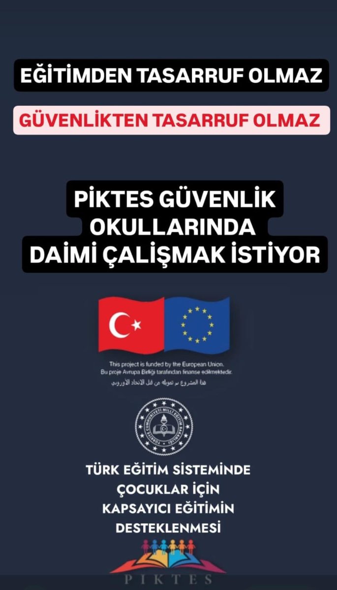 #Piktes Güvenlikten Tasarruf olmaz 
özel güvenlik 29 ilde görev yapıyor
Her dönem 2 3 Ay boşta kalıyor
Bizler okullarımızda süreklilik istiyoruz
1714 Özel Güvenlik 
<a href="/Yusuf__Tekin/">Yusuf Tekin</a> <a href="/RTErdogan/">Recep Tayyip Erdoğan</a> <a href="/mebhbogm/">MEB Hayat Boyu Öğrenme Genel Müdürlüğü</a>
<a href="/alemdareyup/">Eyüp Alemdar</a> <a href="/Guvenlik_is/">Güvenlik-İş Sendikası</a> <a href="/chnkvnc/">Cihan KIVANÇ</a> <a href="/cengizmete/">Cengiz Mete</a> <a href="/CelileErenOKTEN/">Celile Eren ÖKTEN</a>