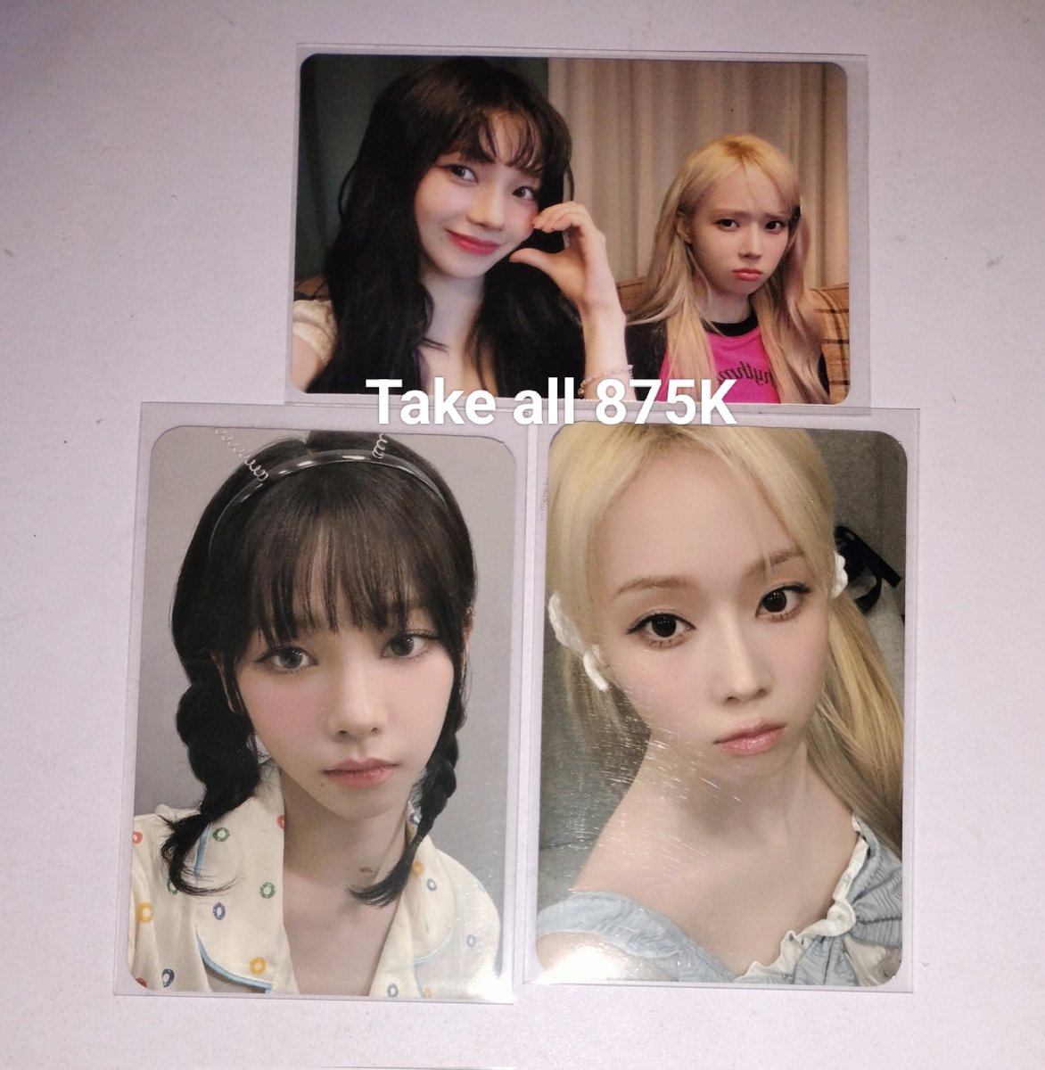 cardysone's tweet photo. wts // want to sell (ina)

pc pob warner japan aespa unit winrina jiminjeong + pc unboxing event karina winter

take all only 875k

✅ packing &amp; admin 🍊 
✅ shopee video
📍 bekasi https://t.co/wH7BBrfcWb