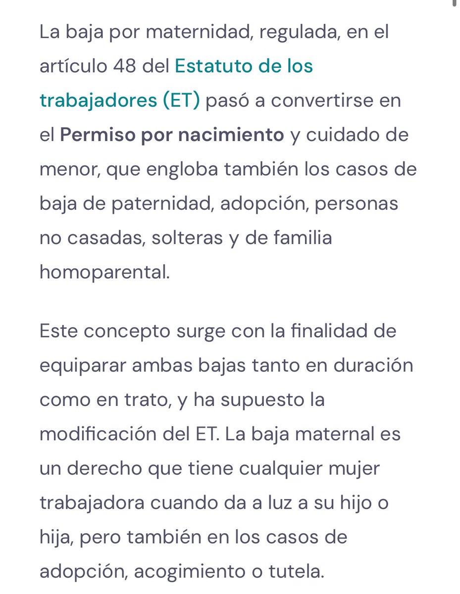 ainhoamarin_'s tweet photo. @lookuuppp @levante_emv @GonzaloGSz Sigue siendo una baja, el nombre solo ha cambiado para englobar más tipos de bajas por maternidad, entre otras.
Además… entre 4 y 6 meses un niño/a sin maestro o maestra? Pensemos un poco, que a nadie le gustaría que fuese su hija i hijo quien se quedara sin educación ese tiempo https://t.co/MLnvE1GLEB