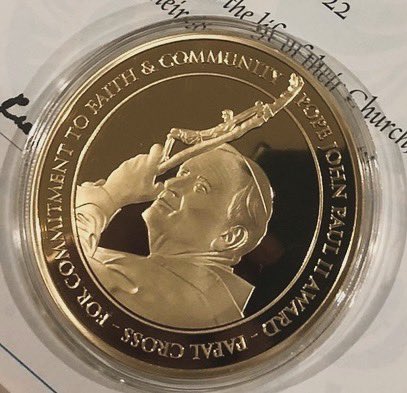 Today we celebrate the Feast of St John Paul II, who is most remembered for his charismatic nature, his love of youth and his world travels, along with his role in the fall of communism in Europe during his 27-year papacy.

St John Paul II, pray for us 🙏🏻

📸  John Paul II awards