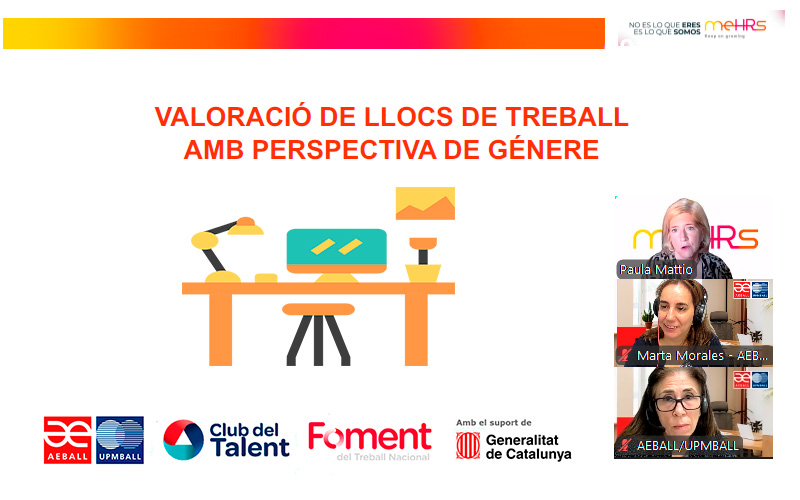 👉 Estem realitzant la jornada "Valoració dels llocs de treball i incidència en la negociació col·lectiva" per tal de donar eines en la valoració de llocs de forma interna i vincular-la al sistema de retribució de l’empresa
#AeballEmpresesCreantValor