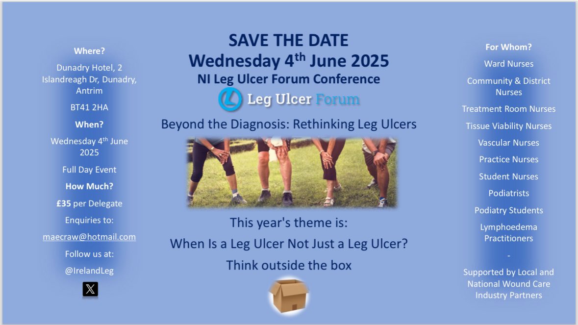 Northern Ireland Leg Ulcer Forum tweet media