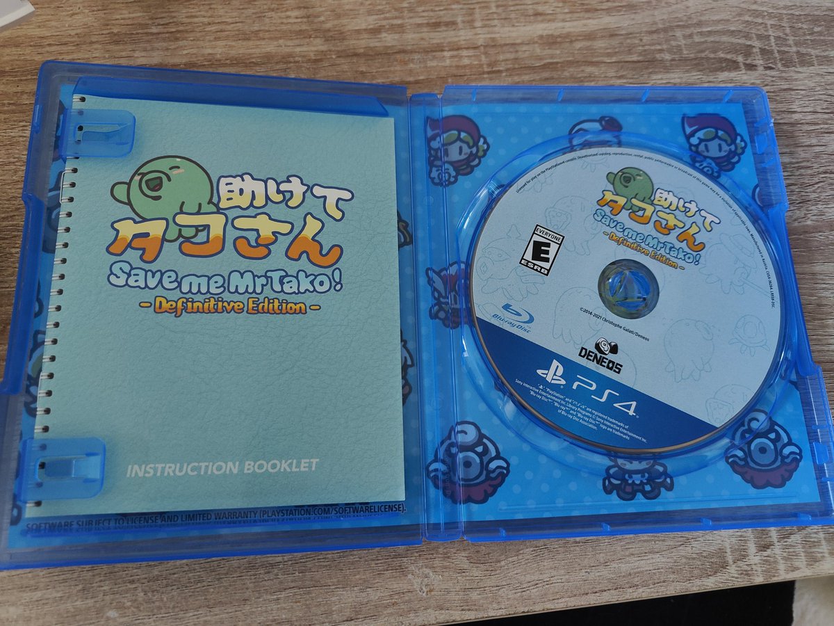 We just received our <a href="/LimitedRunGames/">Limited Run Games</a> PS4 copies of #SaveMeMrTako, maybe we should do a giveaway?

To enter:
- ❤️ Like &amp; 🔄 RT
-  ☑️ Follow <a href="/DeneosGames/">Deneos</a>
-  ✨ Reply with this emoji (🐙)

5 winners will be picked on Halloween, good luck!