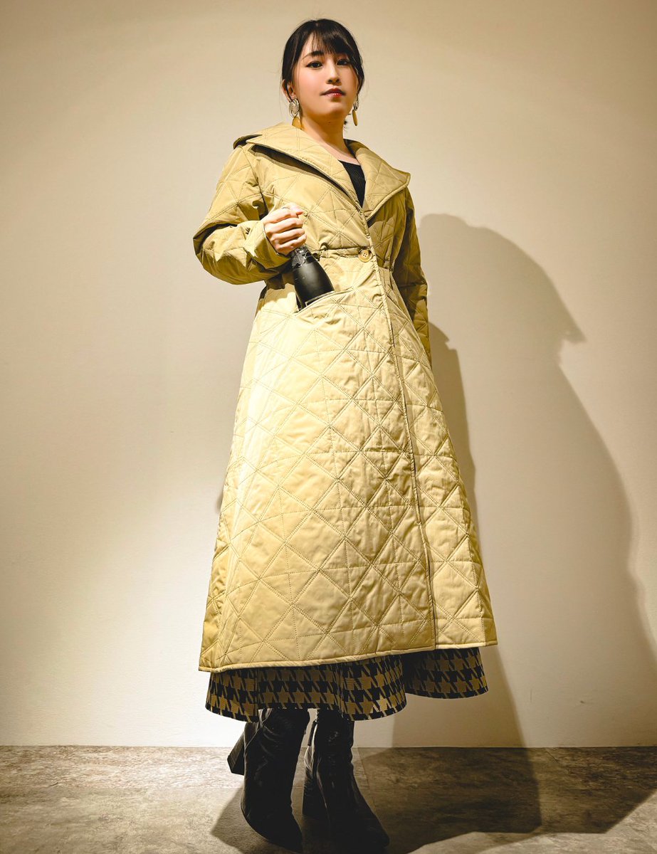 丸洗いできるデカいポケット付きキルティングコート、販売開始よ〜！