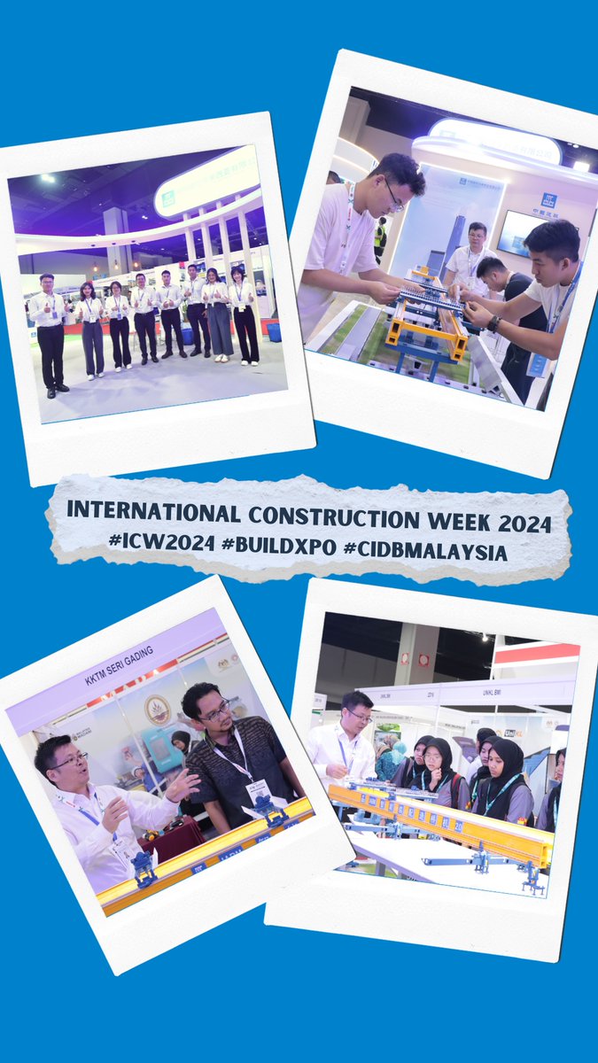 CscecM's tweet photo. The International Construction Week 2024 (#ICW2024) has started at MITEC KL! #CSCECMalaysia is presenting cutting-edge technologies, including Modular Integrated Construction and green building solutions. Visit us at Booth 2E09, Hall 2 until the 24th! #BuildXpo #CIDBMalaysia https://t.co/7AM2BXAgXn