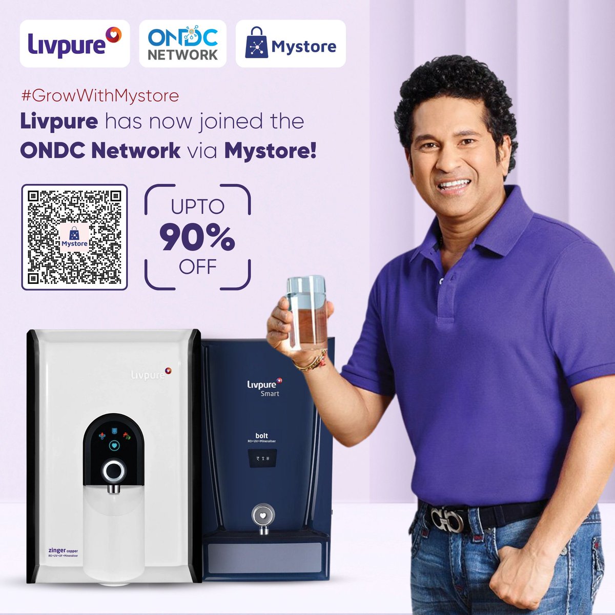 mystoreforindia's tweet image. 💥 BIG NEWS! 💥
✨ Livpure is now on the ONDC Network via Mystore! 💧Explore top-quality water purifiers and enjoy incredible discounts. 🔥

Don’t miss out—shop now and taste the difference!
🛒: buff.ly/3BNgCqf

#ONDCNetwork  #Livepure #GrowWithMystore #purifier #Mystore