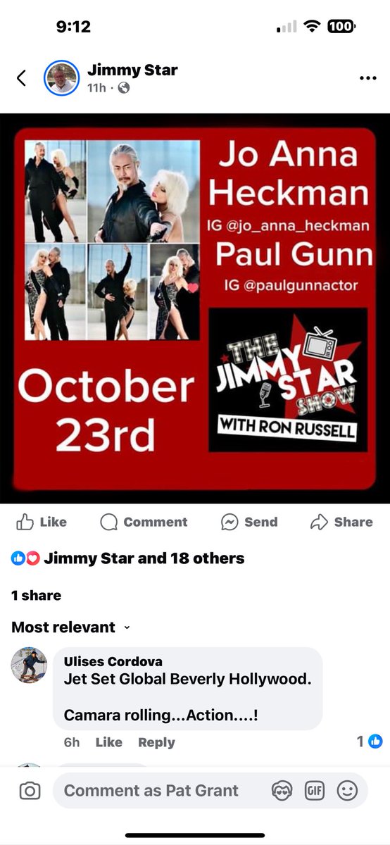 Tomorrow is the special day:: Tune into #TheJimmyStarShowWithRonRussell Wednesday 3PmEST to see <a href="/ThisIsJimmyStar/">Jimmy Star</a> and <a href="/RonRussellShow/">RonRussell</a> with their special guests. <a href="/jimmystarshow/">The Jimmy Star Show With Ron Russell</a> can be found at W4YC.com.
Have a great Tuesday everyone..🌸