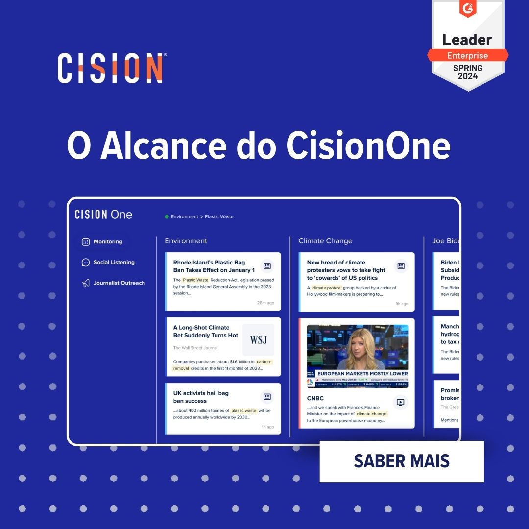 📢 CisionOne já chegou a Portugal! 🇵🇹

🔗Descubra mais em cision.pt/cisionone

A ferramenta essencial para comunicadores globais! 🌍
#CisionOne #CisionPortugal #ComunicaçãoGlobal #PR