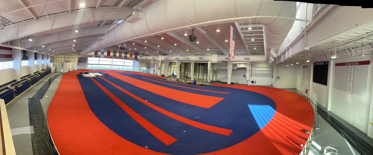 UPennCoachDolan's tweet photo. The Ott Center is looking great and almost ready for action. It’s going to be an exciting indoor season in Philadelphia! https://t.co/oMTPfarspR