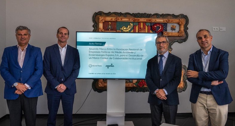 EspacioAnepma's tweet image. Firma del convenio de colaboracion para 2024 entre @ecoembes y #ANEPMA en el contexto de las XXXI Jornadas que la asociación está celebrando en la ciudad de Castellón
#JornadasAnepma