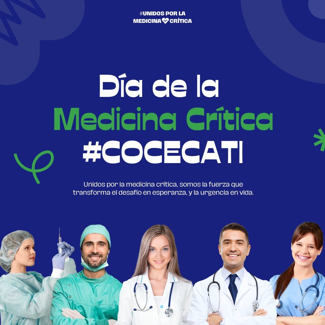 Hoy es el Día de la Medicina Crítica de COCECATi en el que se rinde tributo a los Profesionales, Pacientes y sus Familiares. 
El trabajo en equipo nos identifica.
#COCECATI
#COCECATICriticalMedicineDay
#CriticalCare